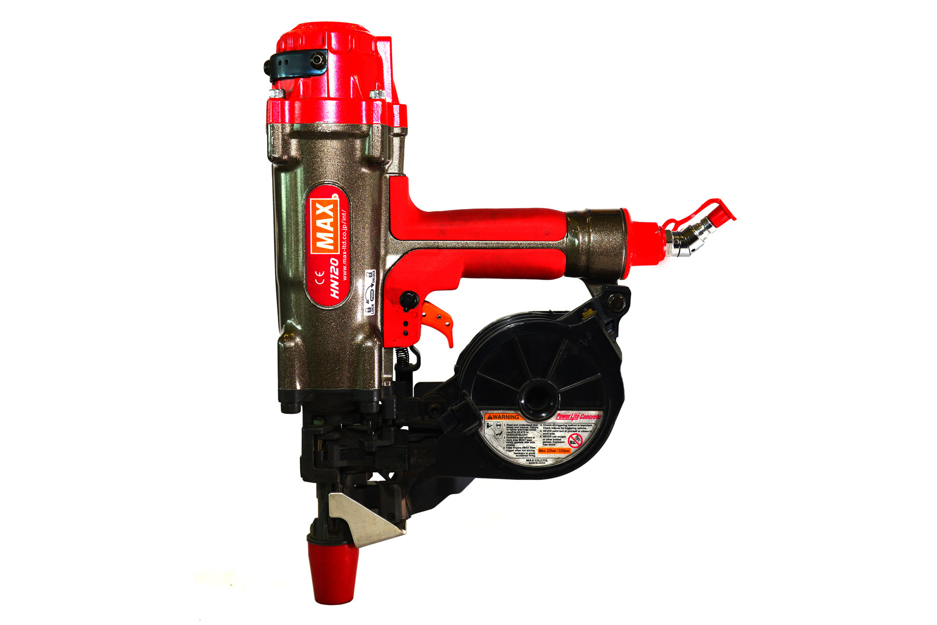 MAX HN120 Hochdruck-Betonpinner bis zu 65 mm