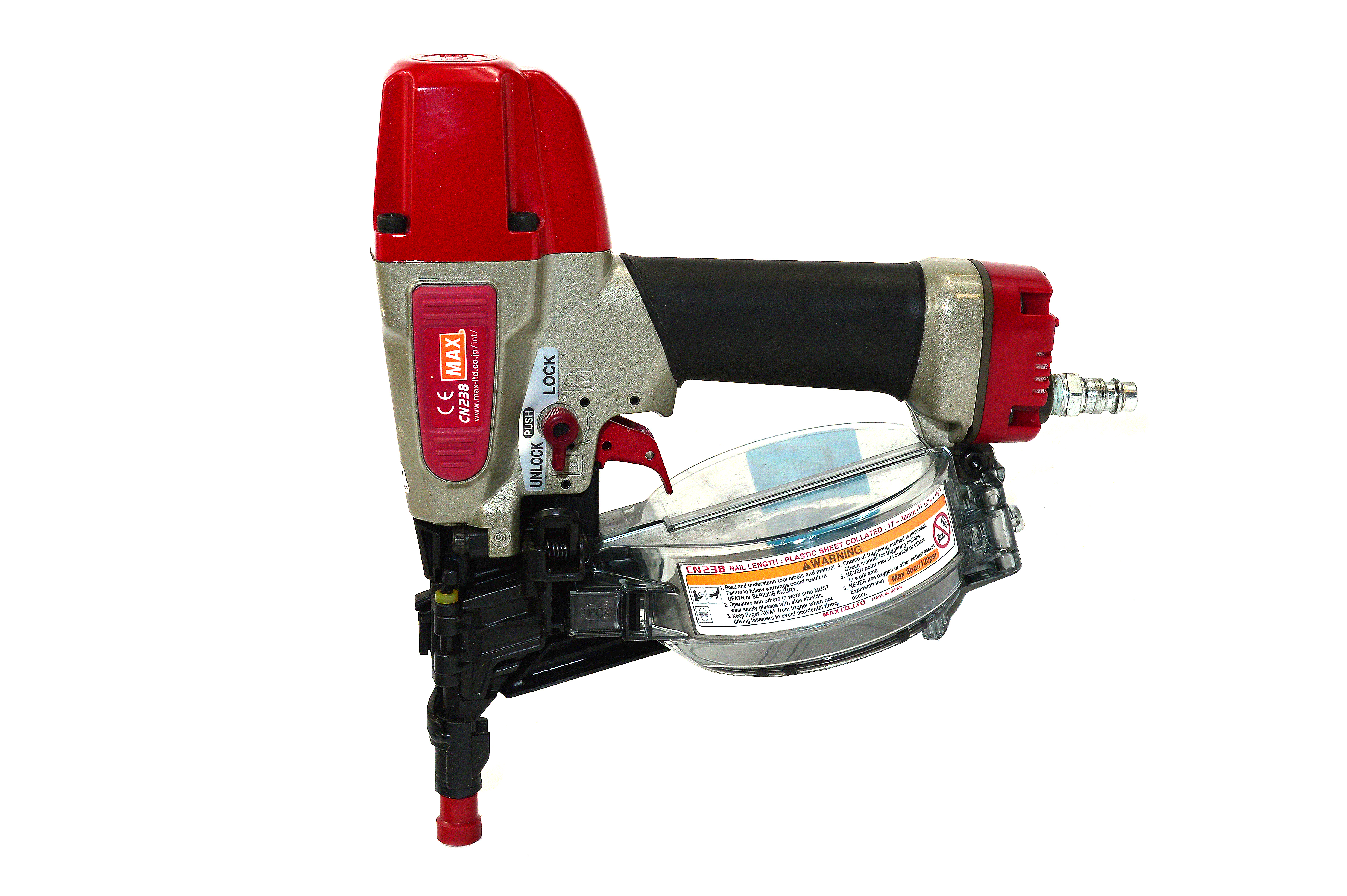 MAX 16° CN238 Coil-Bodennagler 17 mm – 38 mm